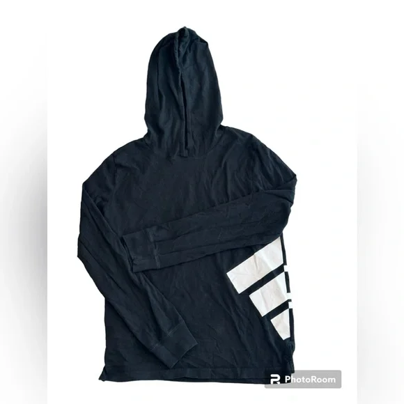 Adidas Hooded Long Sleeve Tee. Youth Small - Picture 1 of 2